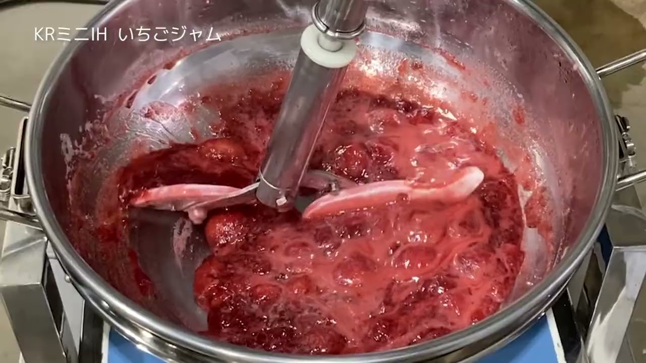 Table Top Mixing Cooker KRminiIH Strawberry Jam